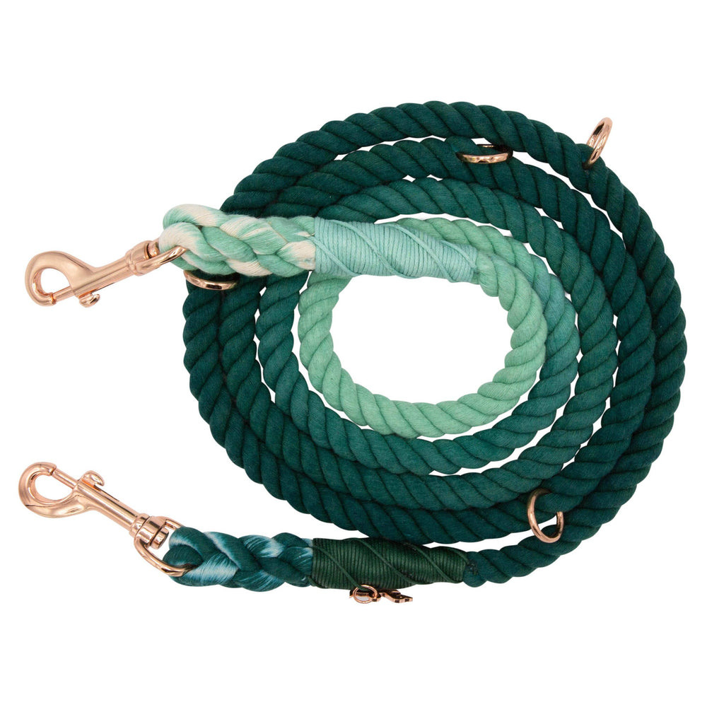 Green Hands-Free Rope Leash