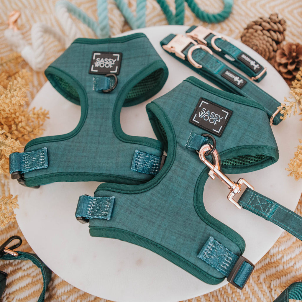 Forest Green | Dog Adjustable Harness