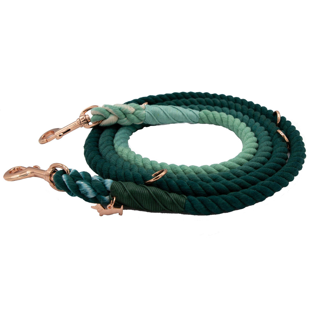 Green Hands-Free Rope Leash