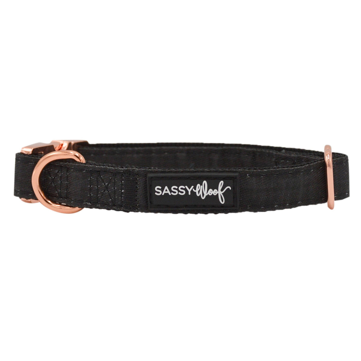 Black Plaid | Dog Collar