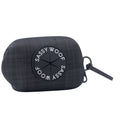 Black Plaid | Dog Waste Bag Holder